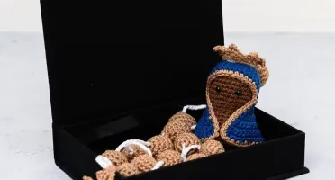 Terço Nossa Senhora Aparecida em Amigurumi