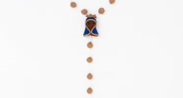 Terço Nossa Senhora Aparecida em Amigurumi