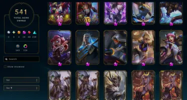 Conta de 2014 - 496 skins - TODOS os champs - 100k EA
