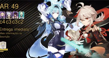 AR 49 Eula / Kazuha / Mona e arma T5 Falcão