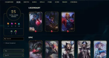 Conta lol mestre 385pdl+