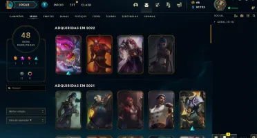 Conta MMR Platina | Kayle Juíza | 139 Skins no Espólio