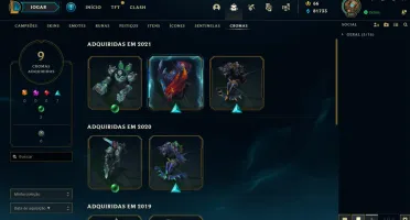 Conta MMR Platina | Kayle Juíza | 139 Skins no Espólio