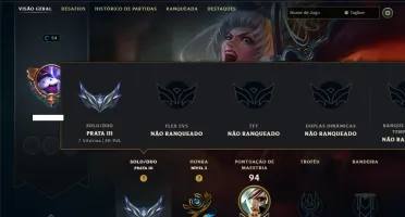 Prata 3 com 45 Champs e 11 Skins