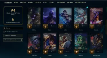 Prata 3 com 45 Champs e 11 Skins