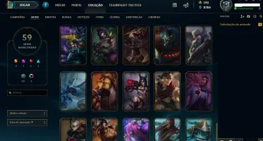 CONTA LOL (DIAMANTE 3, 59 SKINS)