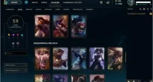 CONTA LOL (DIAMANTE 3, 59 SKINS)