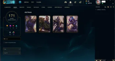 LVL 364 -171 Skins (7 Prestigio, 3 Ultimate) - Plat 1 S10