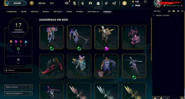 full acesso PLAT 1 182 SKINS
