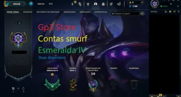Conta Esmeralda IV smurf LEAGUE OF LEGENDS