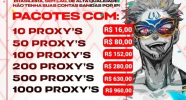 Proxies BR – Rápidas, Privadas e com Garantia!