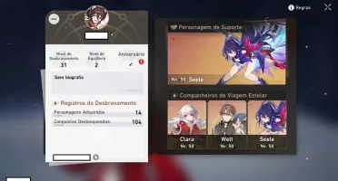 Seele + Clara + Welt + Arma do Welt - Honkai Star Rail