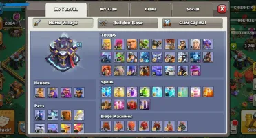 Clash os Clans CV15 bem upado barato