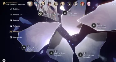 V > Honkai Star Rail / Jing Yuan E1, Gepard, Bronya e +