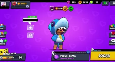Conta do Brawl Stars com 3 Lendários e 2 Cromáticos
