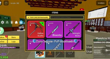 Conta blox fruits muito boa