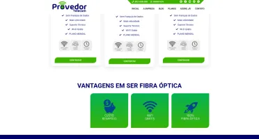 Site Pronto Para Provedor de Internet em PHP - 2º modelo