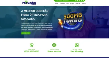 Site Pronto Para Provedor de Internet em PHP - 2º modelo