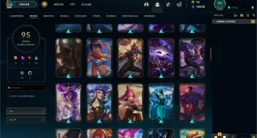 Conta Ouro 3 Todos campeoes 95 Skins