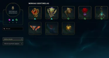 Conta LoL League of Legends Ouro 5 , 58 champions/12 skins