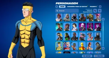 Conta Fortnite | 194 Skins | Invincible | Entrega automática