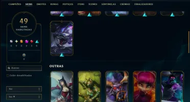 Platina 2 com 60 Champs e 49 Skins ( ADC / SUP / JG )