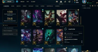 CONTA PLAT 4 VARIAS SKINS(MAIN FIORA, YAS, ZED, KAT)