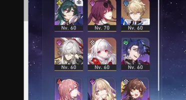 Star Rail Lv54 - Dan Heng IL + Kafka + Jing Yuan + Gepard E1