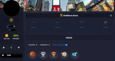 CONTA CS:GO + MEDALHAS + GLOBAL