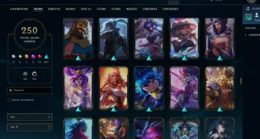 Conta Lol Diamante 2, Full Acesso, Full Champions 250 Skins