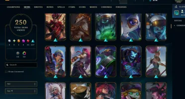 Conta Lol Diamante 2, Full Acesso, Full Champions 250 Skins