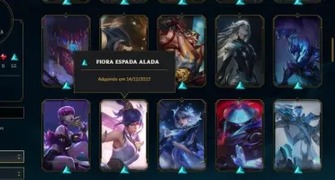 Conta com mais de 100 skins e elo prata