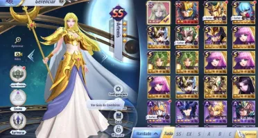 SAINT SEIYA AWAKENING - COM GEMAS AVANÇADAS E LIVROS
