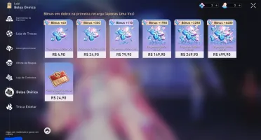 Honkai Star Rail(AR70) 25+ personagens limitados + 10 armas