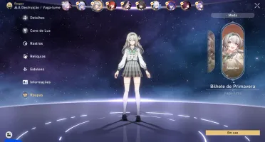 Honkai Star Rail(AR70) 25+ personagens limitados + 10 armas
