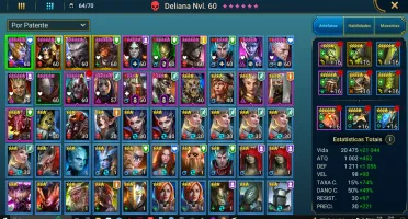 Conta MidGame Raid Shadow Legends Lvl 62