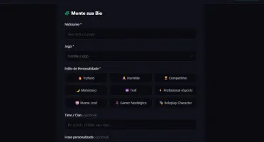 [Bio Pro Gamer] – Gerador de Bio Profissional para Free Fire