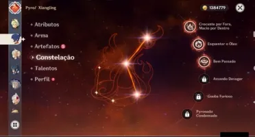AR49 XIAO+QIQI+MONA+VENTI+HARPA CELESTIAL+12 CHAR CONST.