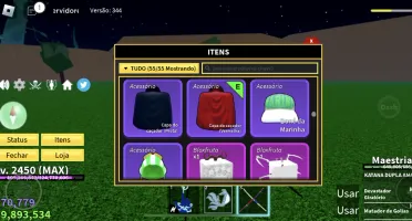 Vendo conta de blox fruit