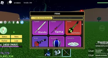 Vendo conta de blox fruit