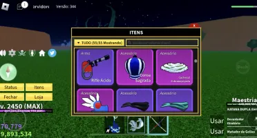 Vendo conta de blox fruit