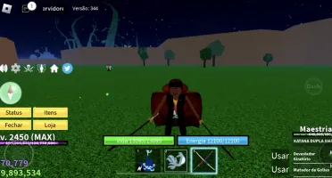 Vendo conta de blox fruit