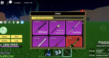 Vendo conta de blox fruit