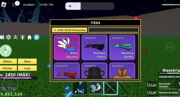Vendo conta de blox fruit