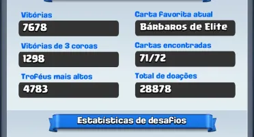 CONTA TOP CLASH ROYALE