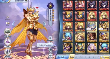 Saint seiya Awakening com mais de 3600 Gemas Avançadas