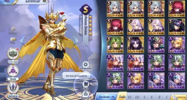 Saint seiya Awakening com mais de 3600 Gemas Avançadas