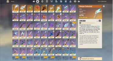 CONTA AR 56 Todos chars limitados de Banner e 14k de gemas