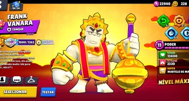 Conta de brawl stars com Shelly estelar