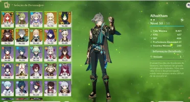 Ar53 Hutao,Nilou+arma,Alhaitham,Raiden,Tighnari,Jean, 2 jade